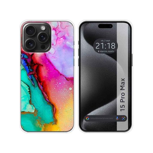 Funda Silicona Iphone 15 Pro Max (6.7) Diseño Mármol 02 Dibujos con Ofertas  en Carrefour