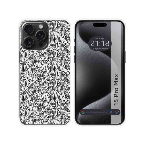 Funda Silicona Iphone 15 Pro Max (6.7) Diseño Cuero 01 Dibujos con Ofertas  en Carrefour