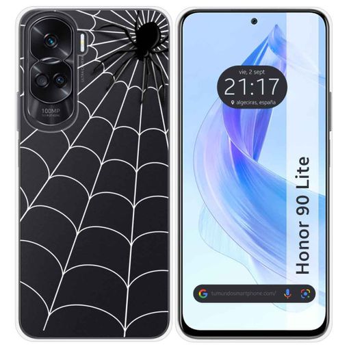 Funda Silicona Transparente para Huawei Honor 90 Lite 5G diseño