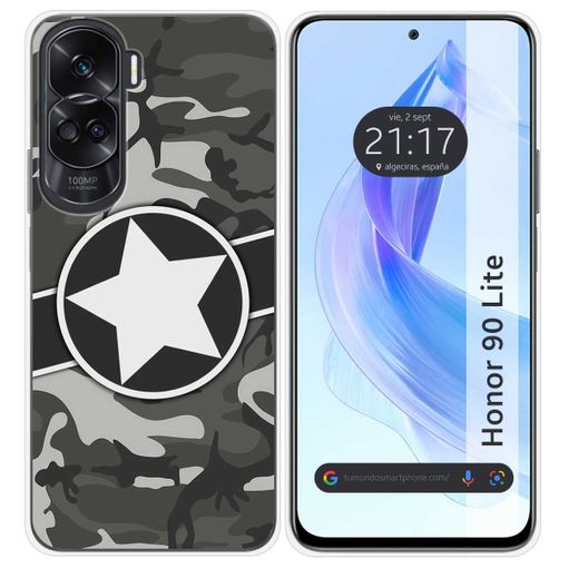 Funda Silicona Para Huawei Honor 90 Lite 5g Diseño Camuflaje 02 Dibujos con  Ofertas en Carrefour