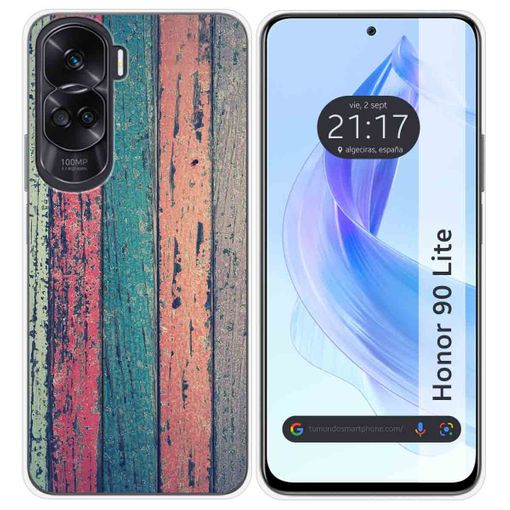 Huawei Honor 90 lite 5G Funda Silicona Líquida Azul dibujo Culo  Natural