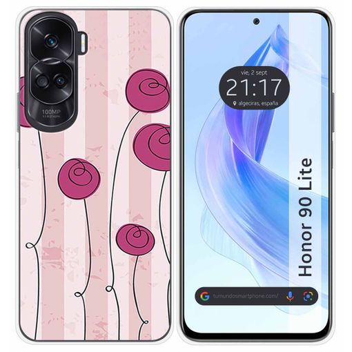 Funda Silicona Para Huawei Honor 90 Lite 5g Diseño Corazones Madera Dibujos  con Ofertas en Carrefour