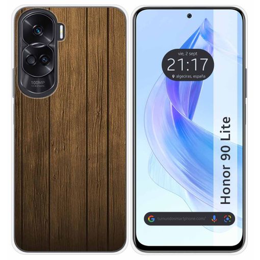 Funda Silicona Para Huawei Honor 90 Lite 5g Diseño Madera Dibujos