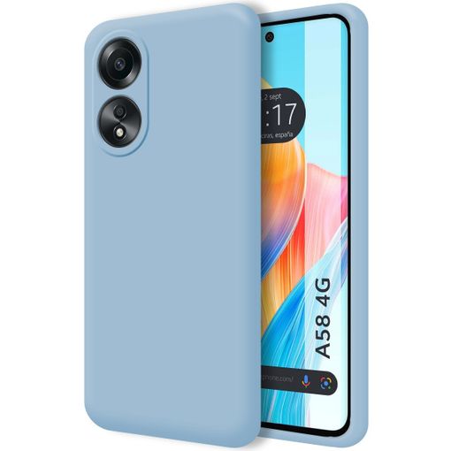 Funda Silicona Líquida Ultra Suave Oppo A78 5g Color Verde con