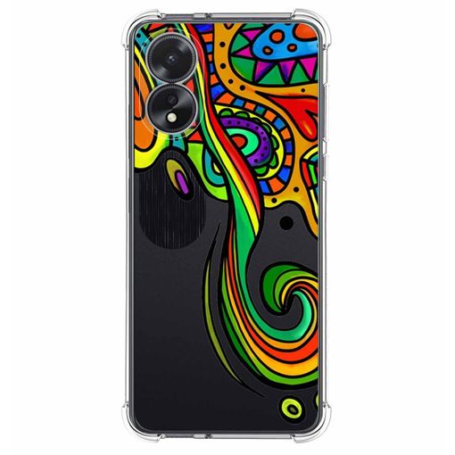 Funda Silicona Antigolpes para Oppo A57s diseño Muffins Dibujos