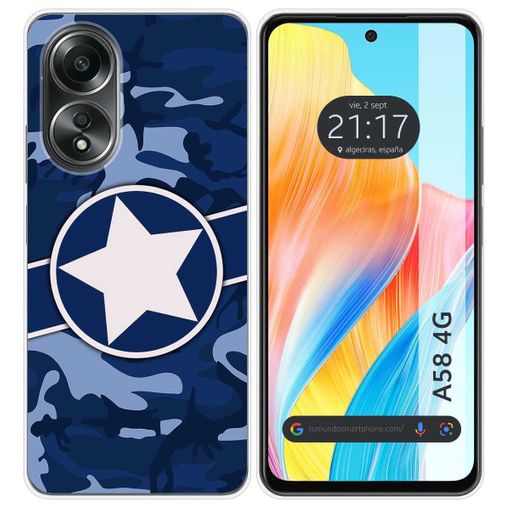 Funda Silicona Para Oppo A58 4g Diseño Camuflaje 03 Dibujos con Ofertas en  Carrefour