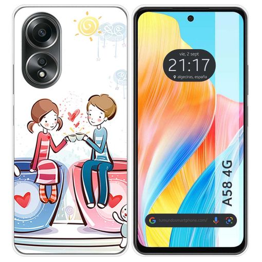 Funda Silicona Para Oppo A58 4g Diseño Formulas Dibujos con Ofertas en  Carrefour