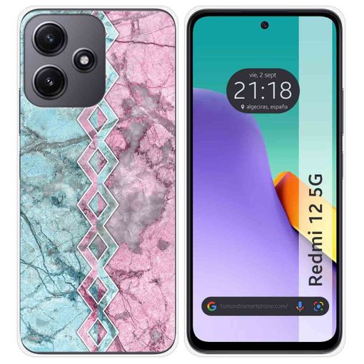 Xiaomi Redmi Note 13 Pro 5G Funda Gel Tpu Silicona dibujo Mármol 08