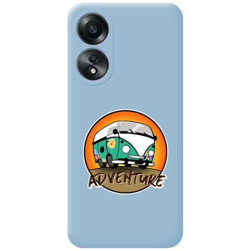 Funda Silicona Líquida Azul Para Oppo A58 4g Diseño Adventure Dibujos con  Ofertas en Carrefour