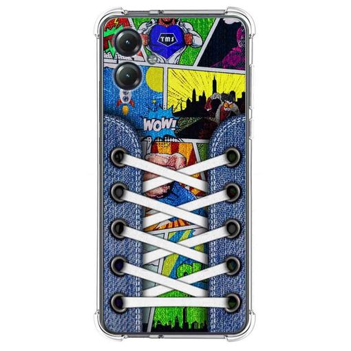 FUNDA CARCASA PARA MOTOROLA MOTO G84 5G 6.5 TPU SILICONA  ANTIGOLPES+CRISTAL