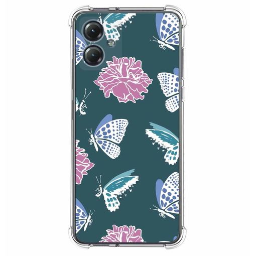 Funda Silicona Antigolpes Para Motorola Moto G84 5g Diseño Flores 01  Dibujos con Ofertas en Carrefour