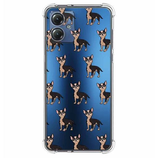 Funda Silicona Antigolpes para Motorola Moto G84 5G diseño Perros Dibujos