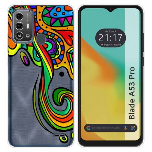 Funda Silicona Para Zte Blade A53 Pro Diseño Smile Dibujos con Ofertas en  Carrefour