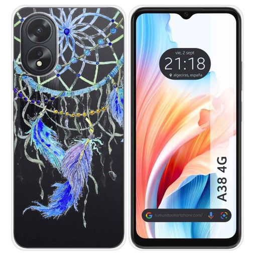 Funda Silicona Transparente Para Oppo A38 4g Diseño Plumas Dibujos con  Ofertas en Carrefour