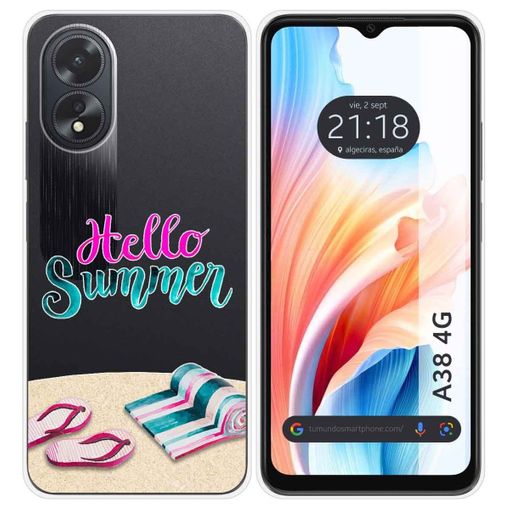 Funda Silicona Transparente Para Oppo A38 4g Diseño Plumas Dibujos con  Ofertas en Carrefour