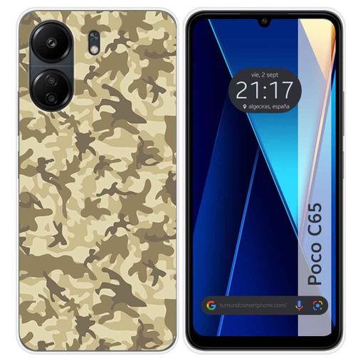 Funda Silicona Para Xiaomi Poco C65 Diseño Camuflaje Dibujos con Ofertas en  Carrefour