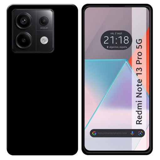 Funda Silicona Gel Tpu Negra Para Xiaomi Redmi Note 13 Pro 5g con Ofertas  en Carrefour