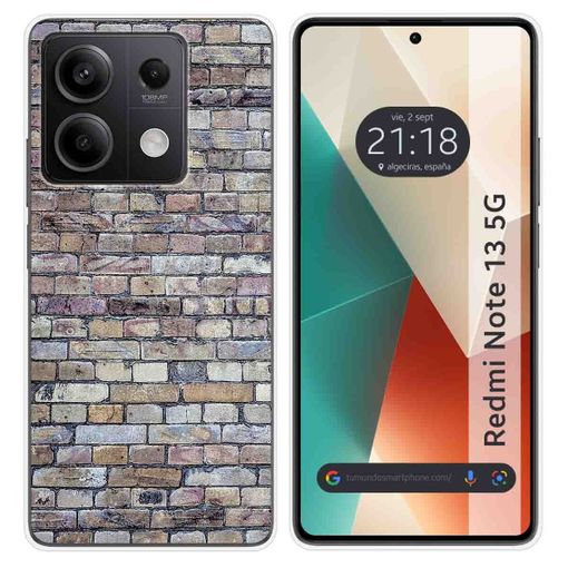 Funda Silicona Para Xiaomi Redmi Note 13 5g Diseño Ladrillo 02 Dibujos con  Ofertas en Carrefour