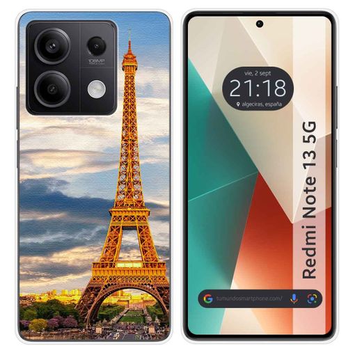 Funda Silicona Para Xiaomi Redmi Note 13 5g Diseño Paris Dibujos con  Ofertas en Carrefour