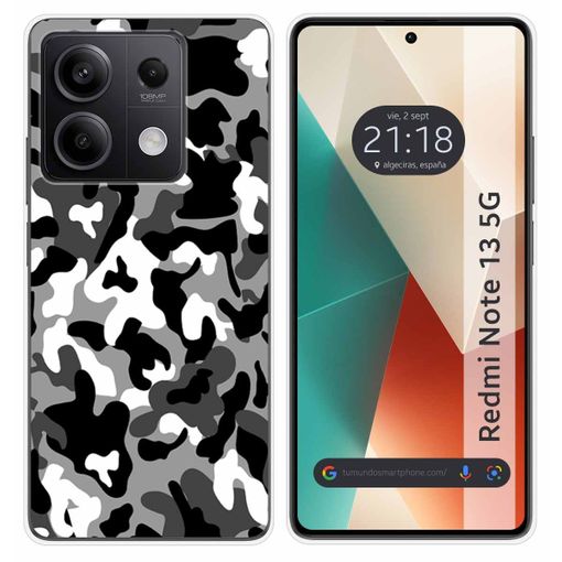 Funda Silicona Para Xiaomi Redmi Note 13 5g Diseño Snow Camuflaje Dibujos  con Ofertas en Carrefour