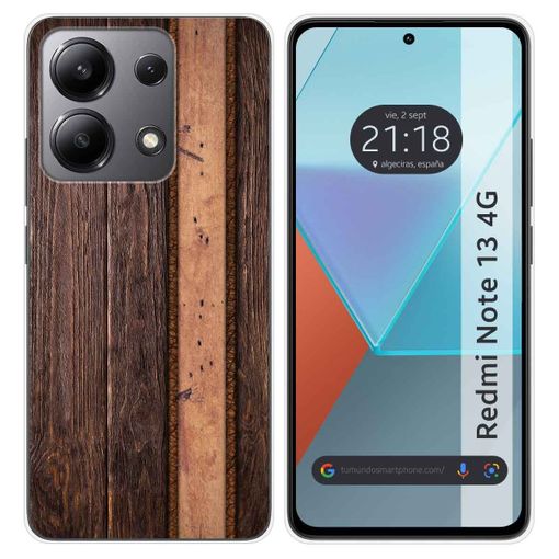 Funda Silicona Para Xiaomi Redmi Note 13 4g Diseño Madera 05 Dibujos con  Ofertas en Carrefour