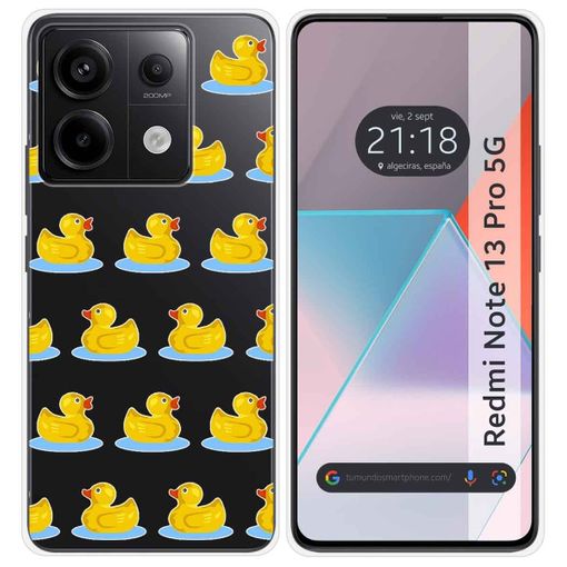 Funda Silicona Transparente Para Xiaomi Redmi Note 13 Pro 5g Diseño Hojas  Dibujos con Ofertas en Carrefour