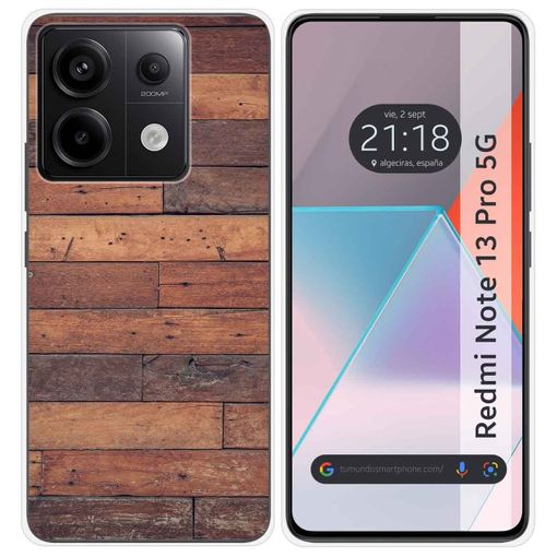 Funda Silicona Para Xiaomi Redmi Note 13 Pro 5g Diseño Madera 03 Dibujos  con Ofertas en Carrefour