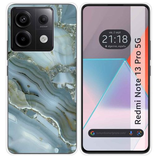 Funda Silicona Para Xiaomi Redmi Note 13 Pro 5g Diseño Mármol 09 Dibujos  con Ofertas en Carrefour