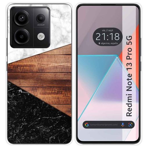 Funda Silicona Para Xiaomi Redmi Note 13 Pro 5g Diseño Mármol 09 Dibujos  con Ofertas en Carrefour