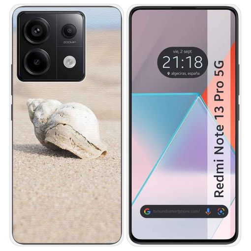 Funda Silicona Para Xiaomi Redmi Note 13 Pro 5g Diseño Concha Dibujos con  Ofertas en Carrefour