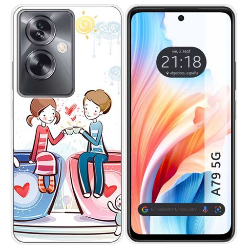 Funda Silicona Para Oppo A79 5g Diseño Café Dibujos con Ofertas en  Carrefour