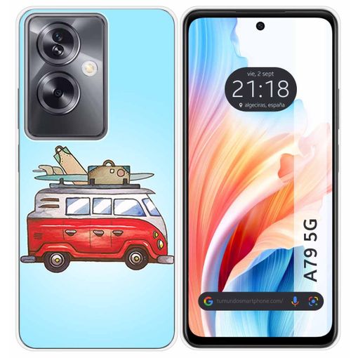 Funda Silicona Para Oppo A79 5g Diseño Furgoneta Dibujos con Ofertas en  Carrefour