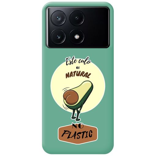 Funda Silicona Líquida Verde Para Xiaomi Poco X6 Pro 5g Diseño Culo Natural  Dibujos con Ofertas en Carrefour