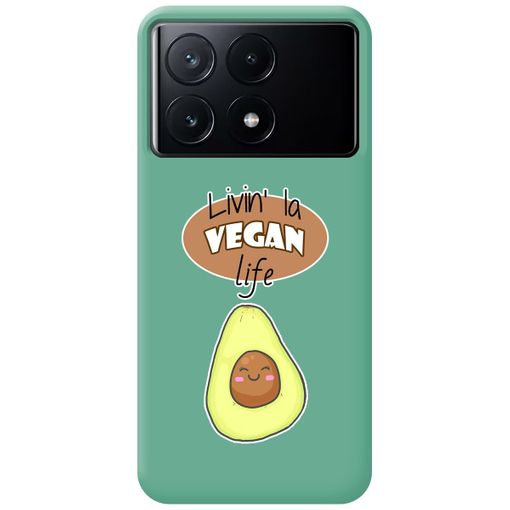 Funda Silicona Líquida Verde Para Xiaomi Poco X6 Pro 5g Diseño Vegan Life  Dibujos con Ofertas en Carrefour