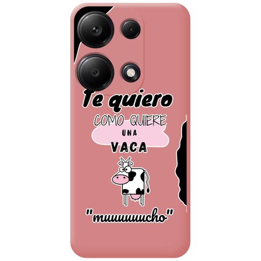 Funda Silicona Líquida Rosa Para Xiaomi Poco M6 Pro 4g Diseño Vaca Dibujos  con Ofertas en Carrefour