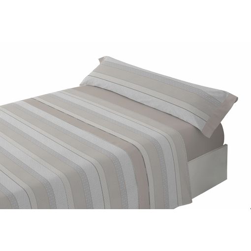 Juego Sábanas Franela Tres Piezas Paduana Nairobi Cama 150 Beige con  Ofertas en Carrefour