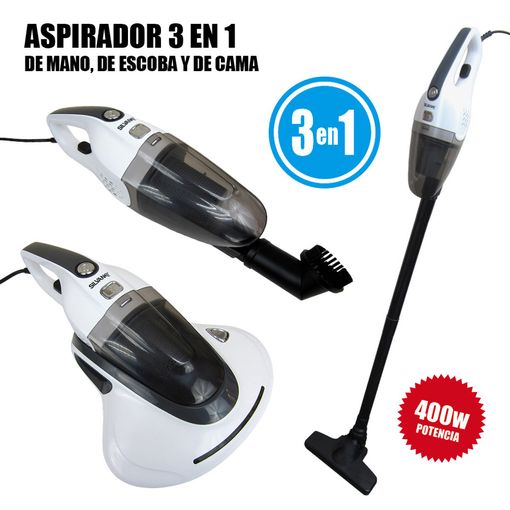 Aspirador vertical con cable Aigostar 600W Negro/Rojo