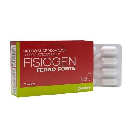 Minera Ferrum Forte, 30 Cápsulas, Pinisan, Suplementos Hierro