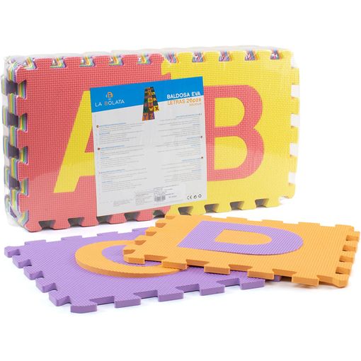 Alfombra Puzzle Letras Infantil 26 Piezas (30 X 30 Cm) con Ofertas en  Carrefour