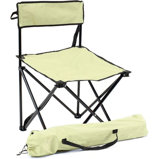 Silla de camping plegable - Negro - THE SECRET HOME