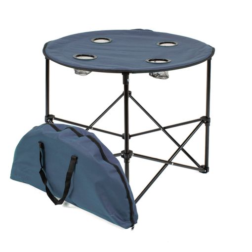 Mesa Plegable De Acero Para Camping Aktive con Ofertas en Carrefour