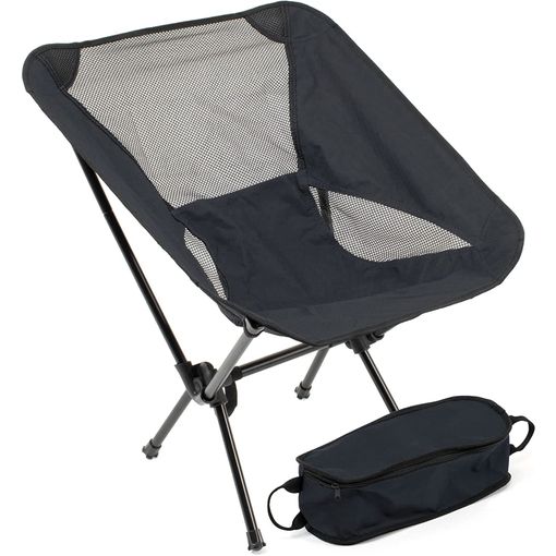 Silla Plegable Camping Negro