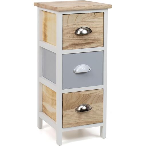 Mueble 3 cajones de madera