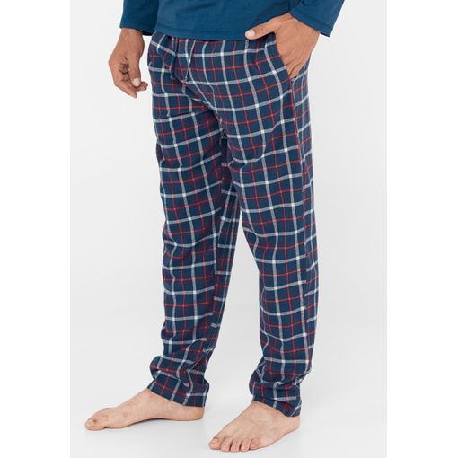 Pantalón Pijama Hombre Largo Franela Algodón El Búho Nocturno con Ofertas  en Carrefour