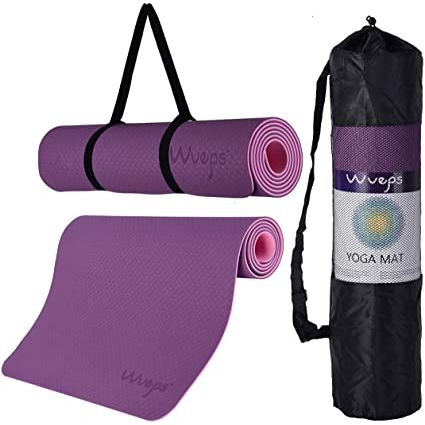 Yoga Mat / Esterilla De Yoga Grosor 10mm Violeta con Ofertas en