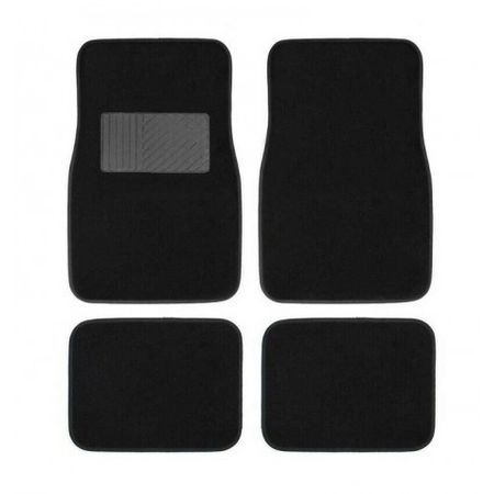 Juegos De Alfombrillas Para Coche Antideslizante 4pcs Alfombra Diseño  Metálico Universal Color Negro Alto Brillo Estilo Estriado con Ofertas en  Carrefour