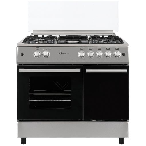 Cocina de gas SAUBER SCI5GB 5 zonas coccion con portabombonas inox