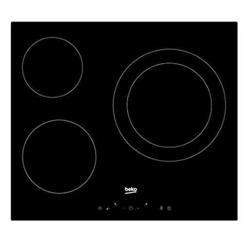 Placa Vitrocerámica Beko Hic63402t 3f Booster