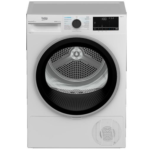 Secadora - BEKO 7188235630, 9 kg, 15 programas, Blanco