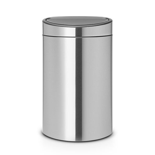 Brabantia Bo - Cubo de basura con pedales, cubos interiores de 11 L + 23 L  (negro mate)